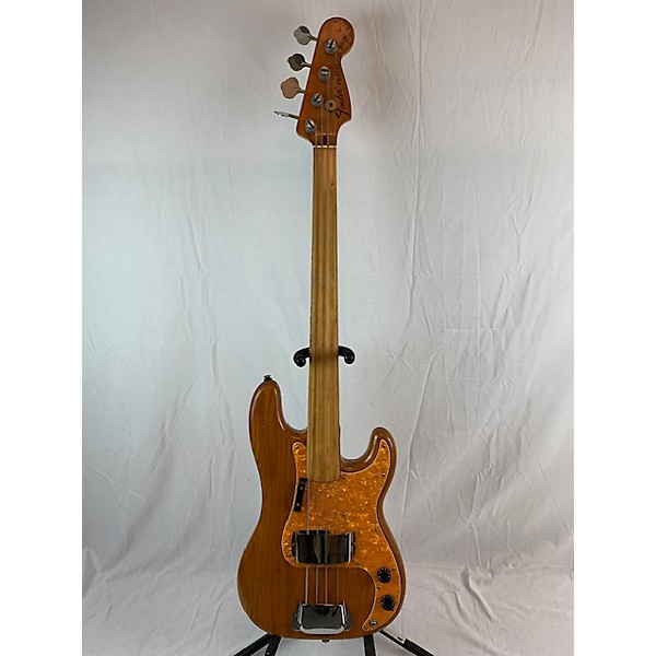 Vintage Fender 1970s Precision Bass Fretless Electric Bass Guitar