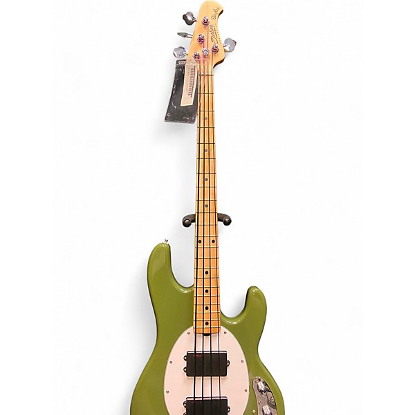 Used Sterling by Music Man Used Sterling By Music Man Stingray Green Electric Bass Guitar