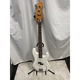 Used Fender Used Fender Player Precision Bass Polar White Electric Bass Guitar