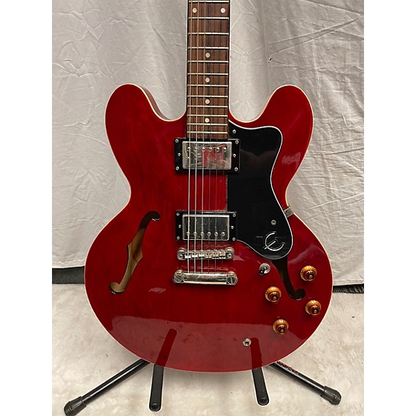 Used Epiphone Used Epiphone Dot Cherry Hollow Body Electric Guitar