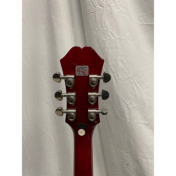 Used Epiphone Used Epiphone Dot Cherry Hollow Body Electric Guitar