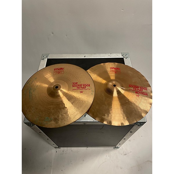 Used Paiste 14in 2002 Medium Hi Hat Pair Cymbal