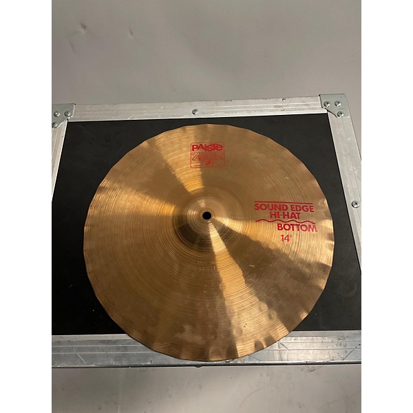 Used Paiste 14in 2002 Medium Hi Hat Pair Cymbal