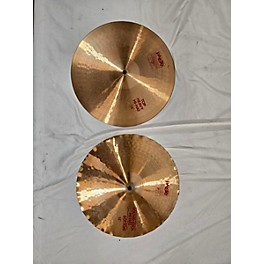 Used Paiste 14in 2002 Medium Hi Hat Pair Cymbal