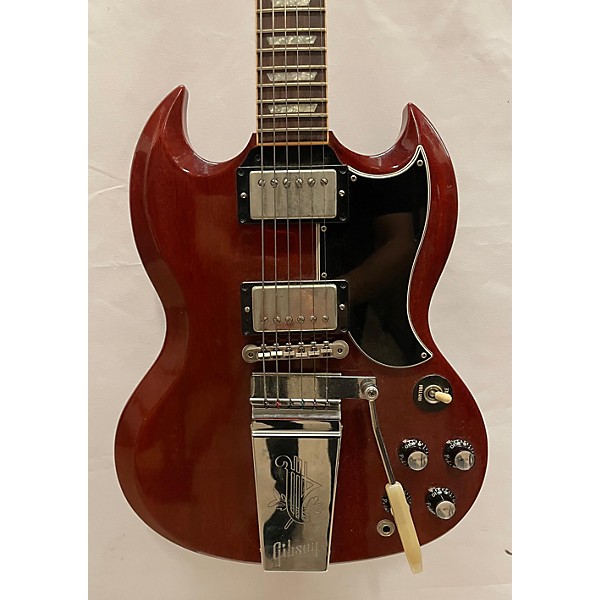 Used Gibson Used Gibson 1961 Reissue SG WITH LYRE VIBROLA Cherry Solid Body Electric Guitar