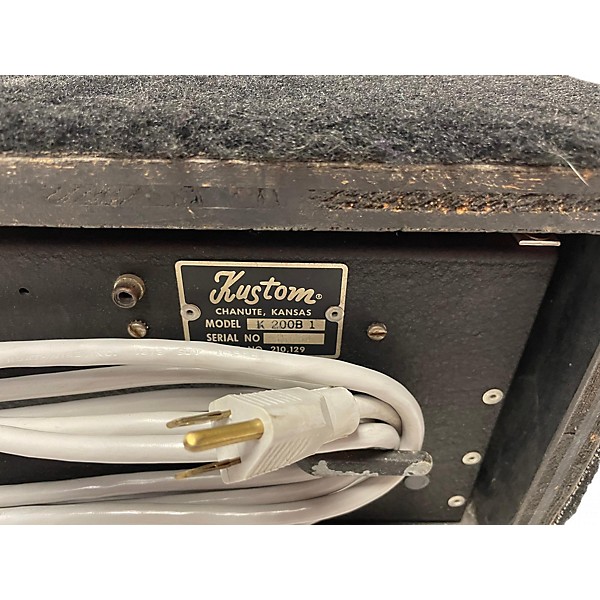 Used Kustom k200b Bass Amp Head
