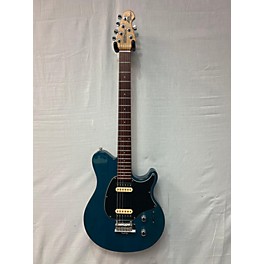 Used Ernie Ball Music Man Used Ernie Ball Music Man AXIS SPORT Blue Solid Body Electric Guitar