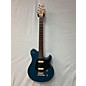 Used Ernie Ball Music Man Used Ernie Ball Music Man AXIS SPORT Blue Solid Body Electric Guitar thumbnail