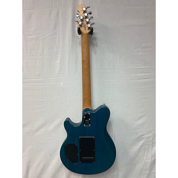 Used Ernie Ball Music Man Used Ernie Ball Music Man AXIS SPORT Blue Solid Body Electric Guitar