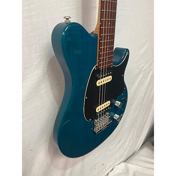 Used Ernie Ball Music Man Used Ernie Ball Music Man AXIS SPORT Blue Solid Body Electric Guitar