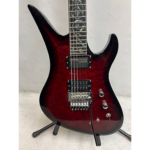 Used Schecter Guitar Research Used Schecter Guitar Research NIKKI STRINGFIELD A-6 Vermillion Solid Body Electric Guitar