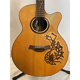 Used Blueberry Used Blueberry Custom Art Acoustic Electric Guitar