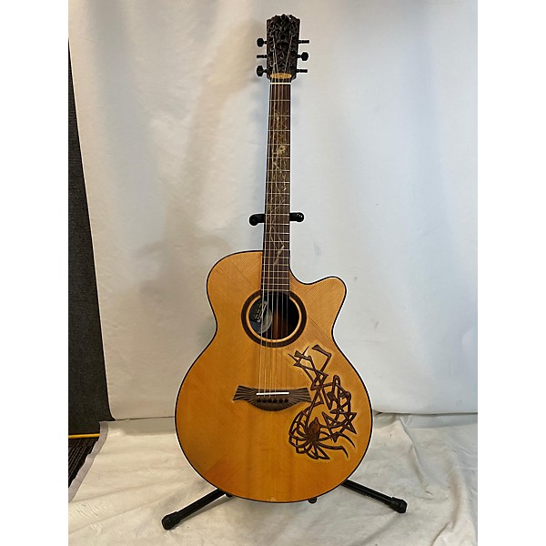 Used Used Blueberry Custom Art Acoustic Electric Guitar