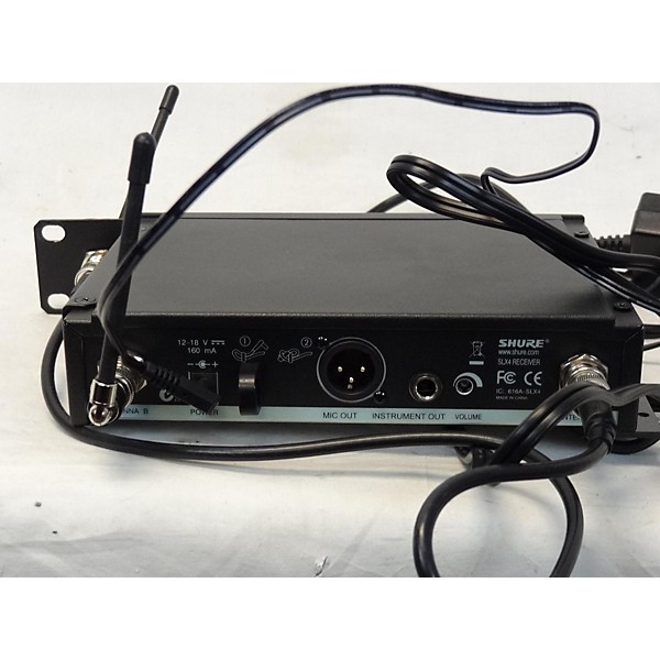 Used Shure SLX4 G5 Band (494-518 MHz) Receiver ONLY