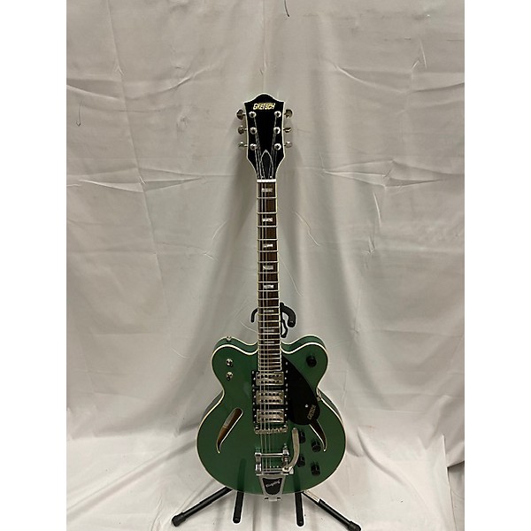 Used Gretsch Guitars Used Gretsch Guitars G2627T Green Hollow Body Electric Guitar