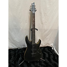 Used Schecter Guitar Research Used Schecter Guitar Research Damien 6 Flat Black Solid Body Electric Guitar