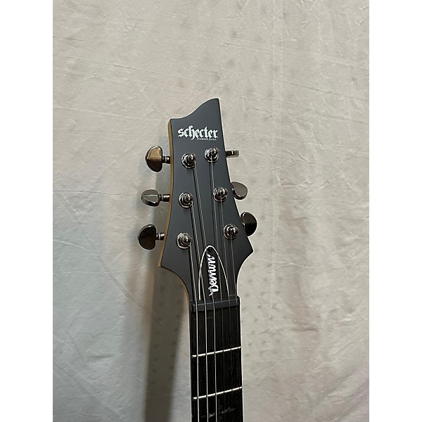 Used Schecter Guitar Research Used Schecter Guitar Research Damien 6 Flat Black Solid Body Electric Guitar