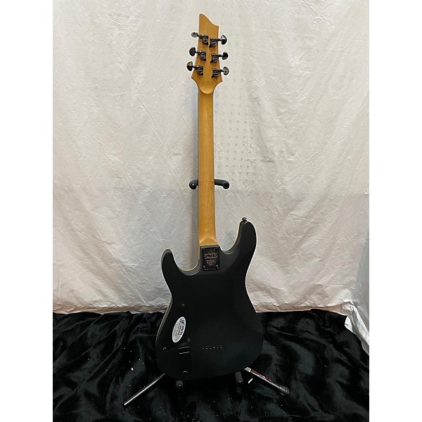 Used Schecter Guitar Research Used Schecter Guitar Research Damien 6 Flat Black Solid Body Electric Guitar