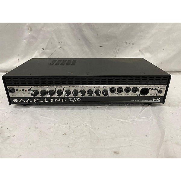 Used Gallien-Krueger Backline 250 125 W Bass Amp Head