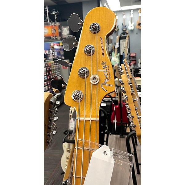 Used Fender Used Fender American Professional II Precision Bass MIAMI BLUE Electric Bass Guitar