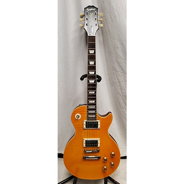 Used Epiphone Used Epiphone 1959 Reissue Les Paul Limited Edition Lemonburst Solid Body Electric Guitar