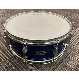 Used Tempo Used Tempo 6.5X14 Snare Drum Blue Sparkle