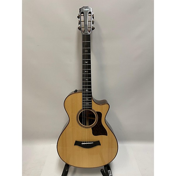 Used Taylor 712CE 12-Fret Acoustic Electric Guitar Natural | Guitar Center