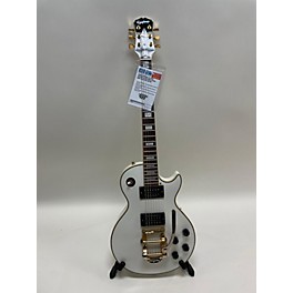 Used Epiphone Used Epiphone Les Paul Custom Alpine White Solid Body Electric Guitar