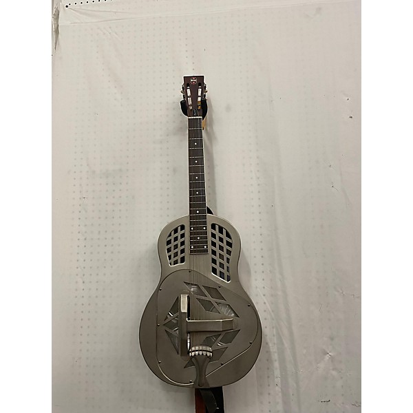 Used Republic Used Republic TRICONE RESONATOR Chrome Silver Resonator Guitar