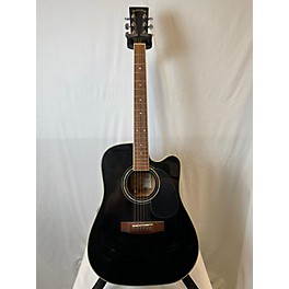 Used Zager Used Zager ZAD 50ce Black Acoustic Electric Guitar