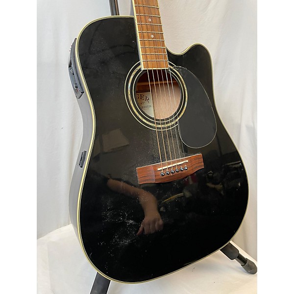 Used Zager Used Zager ZAD 50ce Black Acoustic Electric Guitar