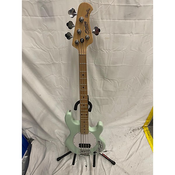 Used Sterling by Music Man Used Sterling By Music Man Sub 4 Surf Green Electric Bass Guitar