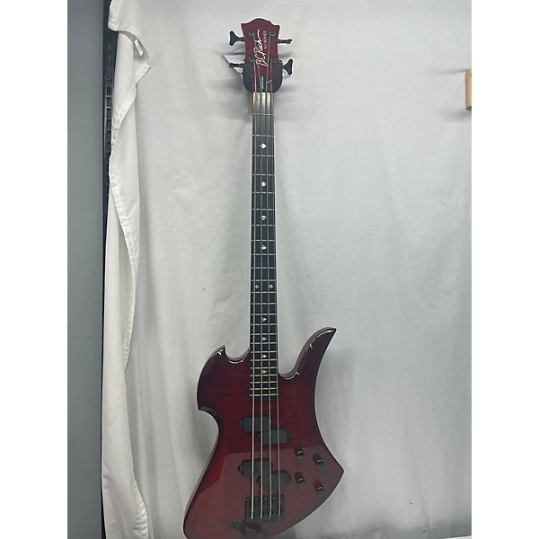 Used B.C. Rich Mockingbird Electric Bass Guitar