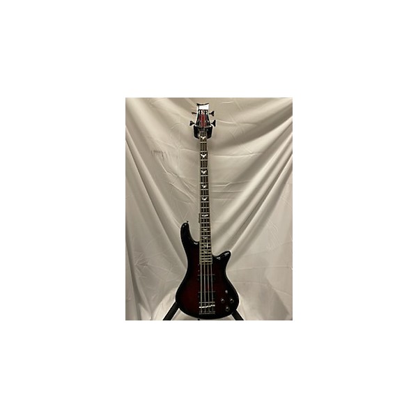 Used Schecter Guitar Research Used Schecter Guitar Research Stiletto Extreme 4 String Red Electric Bass Guitar