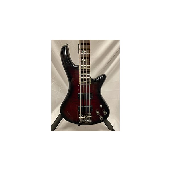 Used Schecter Guitar Research Used Schecter Guitar Research Stiletto Extreme 4 String Red Electric Bass Guitar