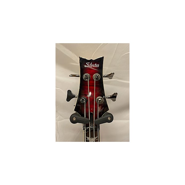 Used Schecter Guitar Research Used Schecter Guitar Research Stiletto Extreme 4 String Red Electric Bass Guitar