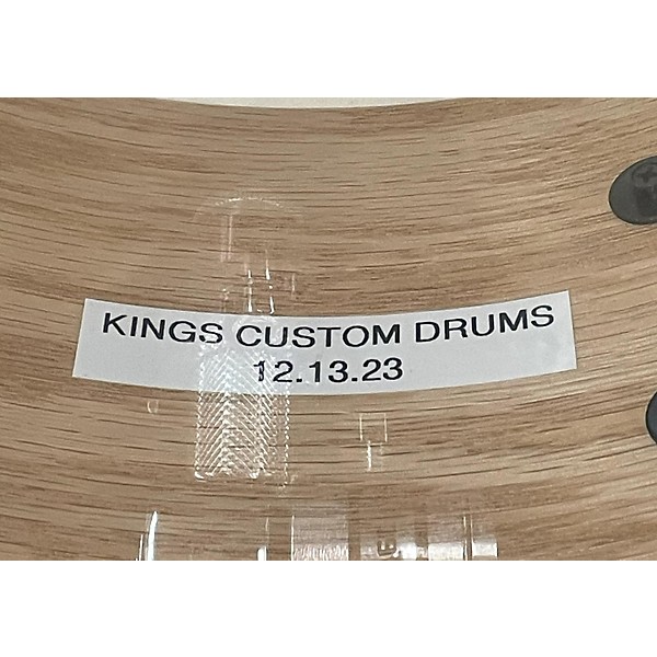 Used Kings Custom Drums Used Kings Custom Drums 5X13 Red Oak Drum Natural