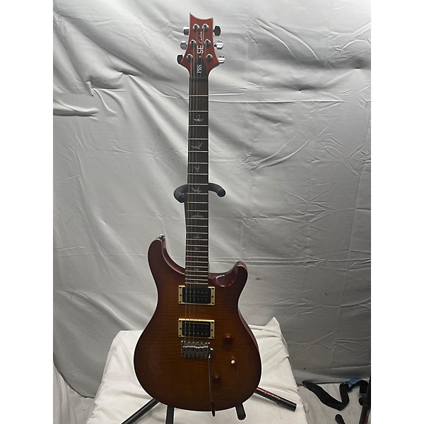 Used PRS Used PRS SE Custom 24 Tiger Eye Solid Body Electric Guitar