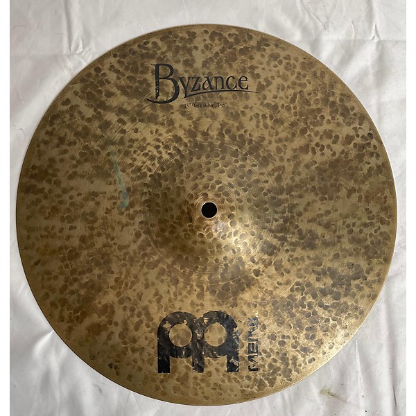 Used MEINL 13in Byzance Dark Hi Hat Pair Cymbal