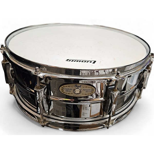 Used Pearl Used Pearl 13X5.5 Sensitone Snare Drum Chrome Silver