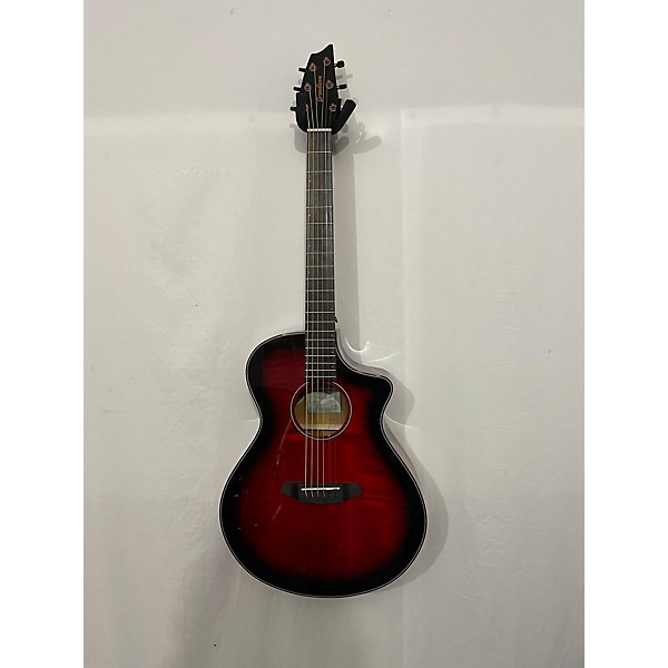 Used Breedlove Used Breedlove Pursuit EX S Concert SN CE HB Red Burst Acoustic Electric Guitar