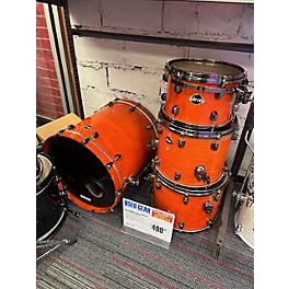 Used ddrum Used Ddrum 4 piece Dominion Ash Orange Drum Kit