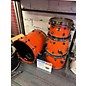 Used ddrum Used Ddrum 4 piece Dominion Ash Orange Drum Kit thumbnail