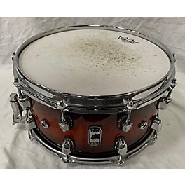 Used Mapex Used Mapex 14X7 BLACK PANTHER SOLIDUS Drum RED BLACK BURST