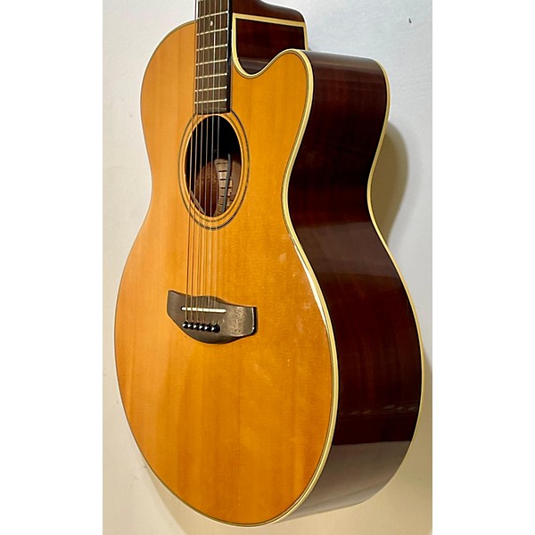 Used Yamaha Used Yamaha Cpx5yn Natural Acoustic Electric Guitar