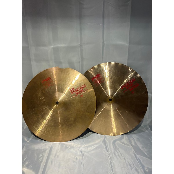 Used Paiste 15in 2002 Medium Hi Hat Pair Cymbal