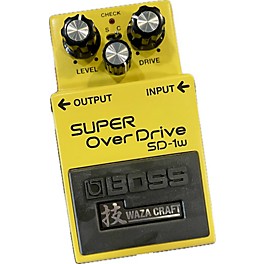 Used BOSS Used BOSS SD1W Super Overdrive Waza Craft Effect Pedal