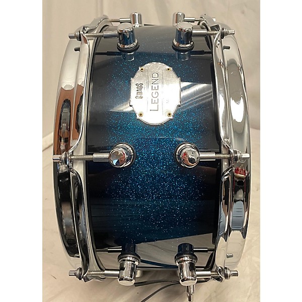 Used Used CHAOS DRUMS 13X6 LEGEND 13 INCH SNARE DRUM Drum BLUE SPARKLE