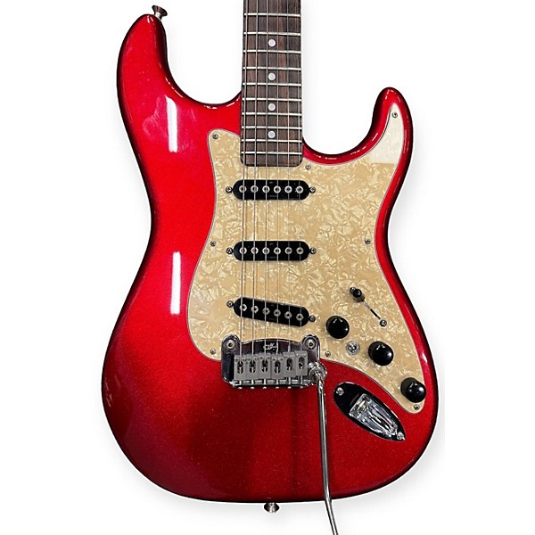 Used G&L Used G&L S-500 Crimson Swirl Solid Body Electric Guitar