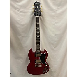 Used Epiphone Used Epiphone 1961 Les Paul SG Standard Aged Sixties Cherry Solid Body Electric Guitar